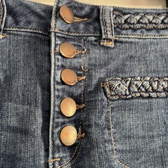 Refuge button fly denim jeans size 6 - Picture 2 of 4